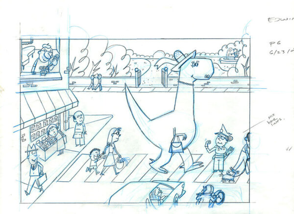 Everyone in Town Knew Edwina sketch