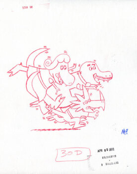 Rushed Through the Front Door sketch