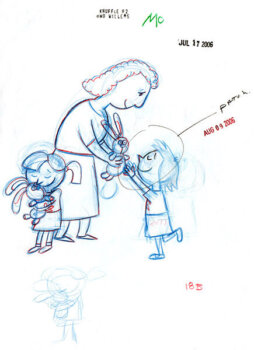 Mrs. Greengrove Returned the Bunnies sketch