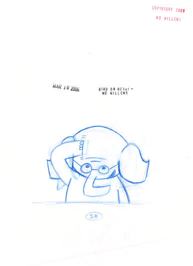 Now There are No Birds on My Head sketch