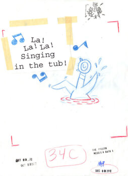 Singing in the Tub sketch