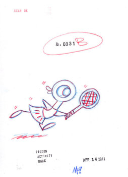 Duckling Tennis Sketch