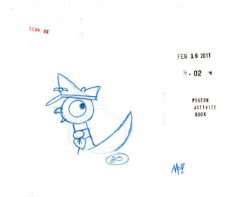 Fly Pigeon Air Sketch