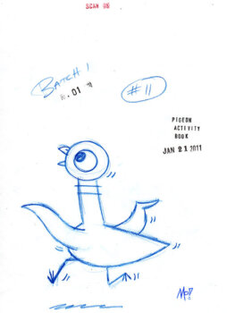 Pigeon (outtake) Sketch