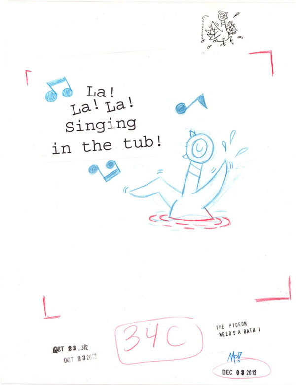 Singing in the Tub sketch