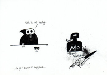 Grim Reaper and Ink Bottle